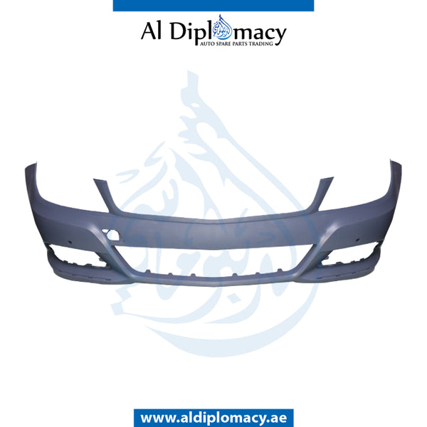 Front Bumper, WITH SENSOR HOLE for Mercedes-Benz C Class W204 (2007-2015) models, Part Number T-2048806347