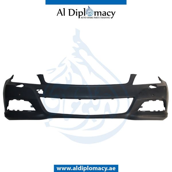 Front Bumper, WITH SENSOR AND WIPER HOLE for Mercedes-Benz C Class W204 (2007-2015) models, Part Number T-2048806447-CN