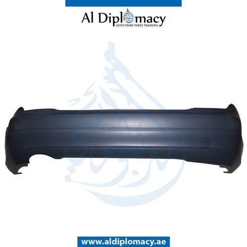 Rear Bumper, WITHOUT SENSOR Hole, NORMAL for Mercedes-Benz C Class W204 (2007-2015) models, Part Number T-2048807140
