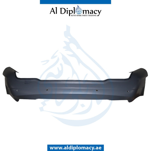 Rear Bumper, WITH SENSOR Hole, Empty, 63 for Mercedes-Benz C Class W204 (2007-2015) models, Part Number T-2048809347