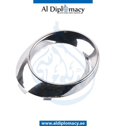 Right FOG LAMP GRILLE TRIM Ring, CHORME for Mercedes-Benz C Class W204 (2007-2015) models, Part Number T-2048851074