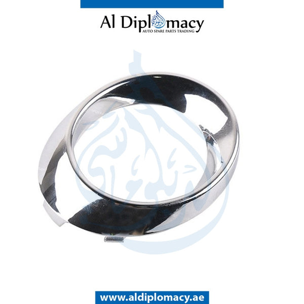 Right FOG LAMP GRILLE TRIM Ring, CHORME for Mercedes-Benz C Class W204 (2007-2015) models, Part Number T-2048851074