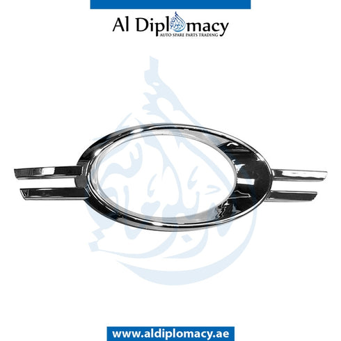 Left FOG LAMP GRILLE TRIM Ring, CHORME for Mercedes-Benz C Class W204 (2007-2015) models, Part Number T-2048851374