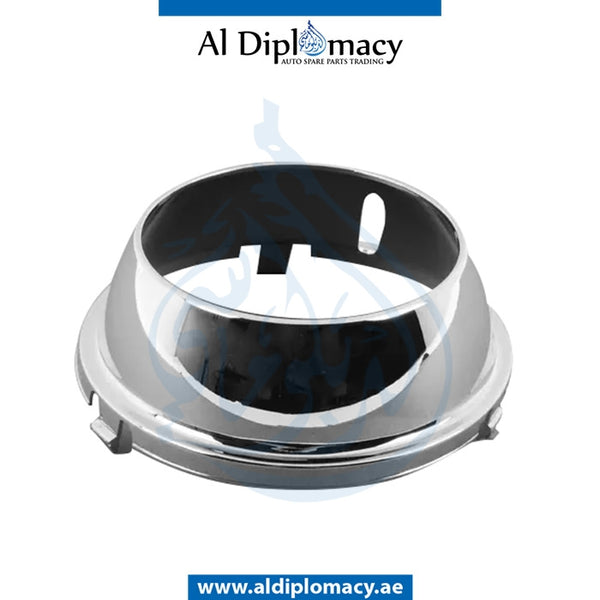 Left FOG LAMP GRILLE TRIM Ring, CHORME for Mercedes-Benz C Class W204 (2007-2015) models, Part Number T-2048851774