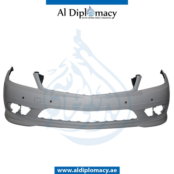 Front Bumper, WITH SENSOR Hole, AMG for Mercedes-Benz C Class W204 (2007-2015) models, Part Number T-2048857725