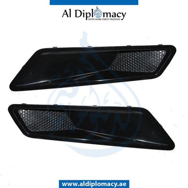 HOOD Grille, 507 Edition, 63 Style, SET for Mercedes-Benz C Class W204 (2007-2015) models, Part Number T-204BONNET AIR VENT 63/507 EDITION SET
