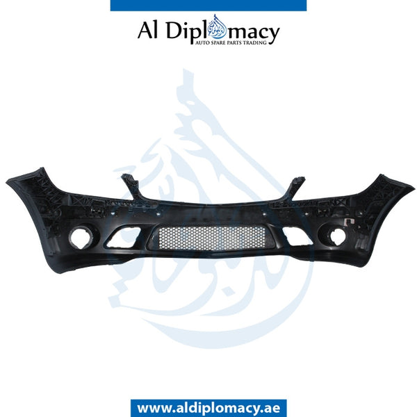Front Bumper, WITH SENSOR Hole, WIPER Hole, AND FOG Lamp, AMG 63 for Mercedes-Benz C Class W204 (2007-2015) models, Part Number T-204FB(63)-07+S+W
