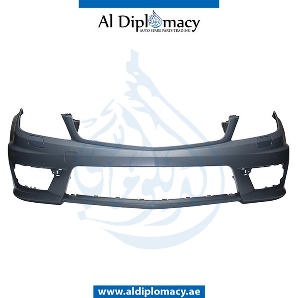 Front Bumper, WITHOUT SENSOR Hole, AMG 63 for Mercedes-Benz C Class W204 (2007-2015) models, Part Number T-204FB(63)-S 2012