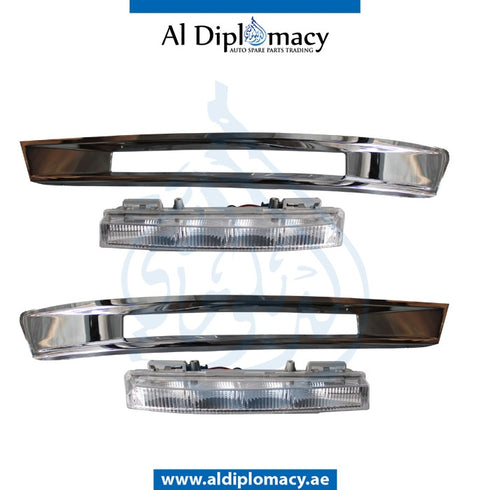 Front Bumper, WITH SENSOR Hole, AMG 63, LED FOG LAMP TYPE for Mercedes-Benz C Class W204 (2007-2015) models