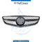 SHOW Grille, 1 LINE 63 Style, SILVER for Mercedes-Benz C Class W204 (2007-2015) models, Part Number T-204GRILL(63)-SL