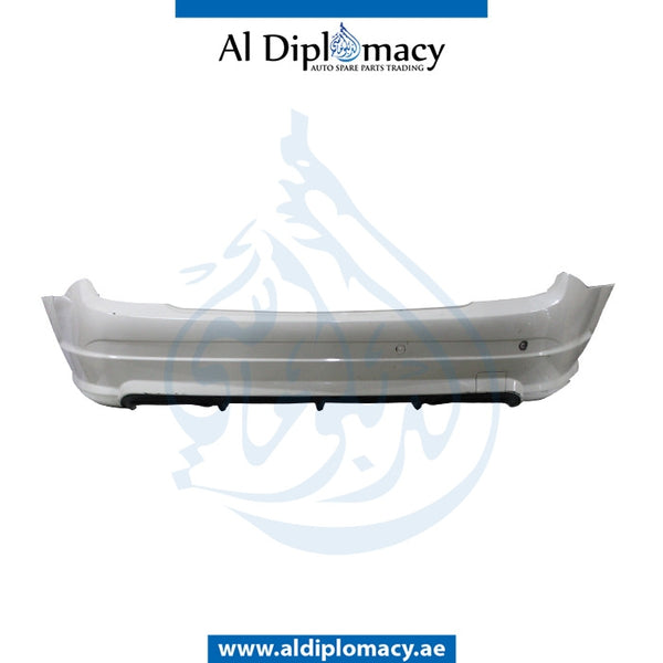 Rear Bumper, WITH SENSOR Hole, AMG 63 for Mercedes-Benz C Class W204 (2007-2015) models, Part Number T-204RB(63)-07+S