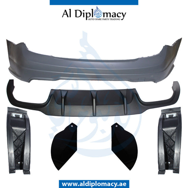 Rear Bumper, WITHOUT SENSOR Hole, AMG 63 for Mercedes-Benz C Class W204 (2007-2015) models, Part Number T-204RB(63)-S 2012