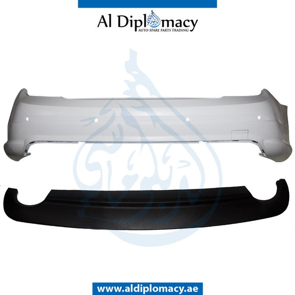 Rear Bumper, WITH SENSOR Hole, AMG for Mercedes-Benz C Class W204 (2007-2015) models, Part Number T-204RB+S(AMG)2010