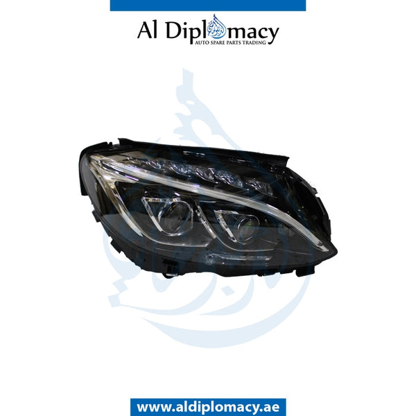 Right Headlight, UPGRADE FROM NORMAL TO LED for Mercedes-Benz C Class W205 (2015-2021) models, Part Number T-2058203061-UPGRADE
