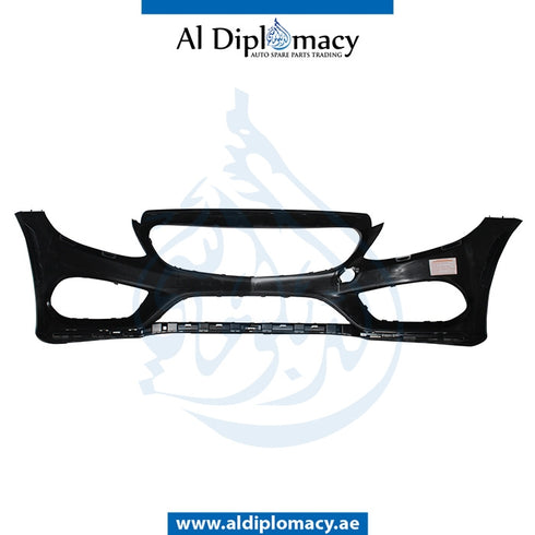 Rear Bumper, WITHOUT SENSOR Hole, AMG for Mercedes-Benz C Class W205 (2015-2021) models