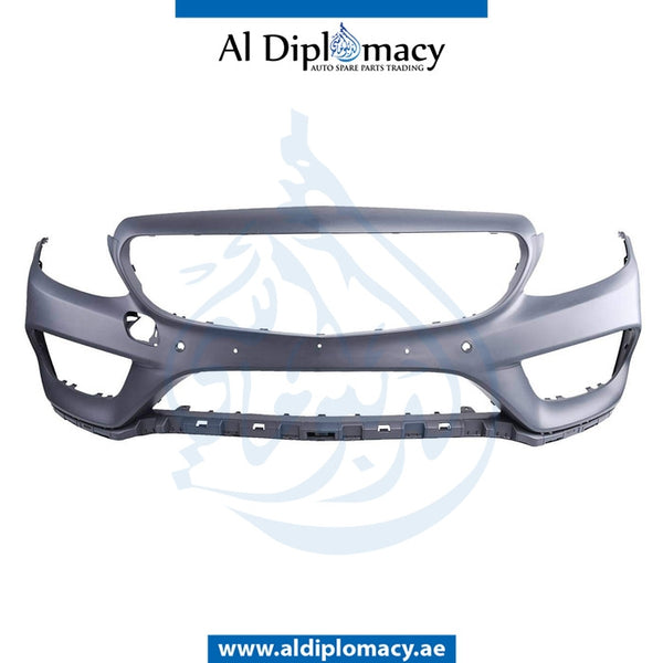 Front Bumper, WITH SENSOR Hole, AMG for Mercedes-Benz C Class W205 (2015-2021) models, Part Number T-2058801840-CN