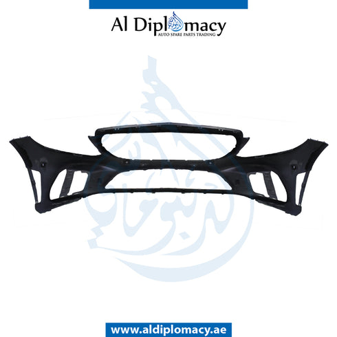 Front Bumper, WITH SENSOR Hole, AMG 2019 Look, COMPLETE for Mercedes-Benz C Class W205 (2015-2021) models