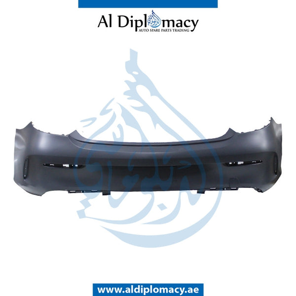 Rear Bumper, WITHOUT SENSOR Hole, AMG for Mercedes-Benz C Class W205 (2015-2021) models, Part Number T-2058808603