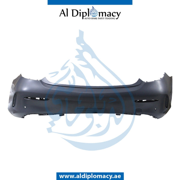Rear Bumper, WITH SENSOR Hole, AMG for Mercedes-Benz C Class W205 (2015-2021) models, Part Number T-2058808803