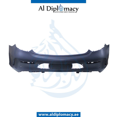 Rear Bumper, WITH SENSOR Hole, AMG SPORT LOOK for Mercedes-Benz C Class W205 (2015-2021) models, Part Number T-2058809203