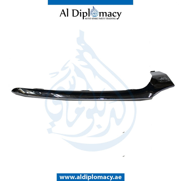 Front Right BUMPER CHROME Molding, AMG for Mercedes-Benz C Class W205 (2015-2021) models, Part Number T-2058851474