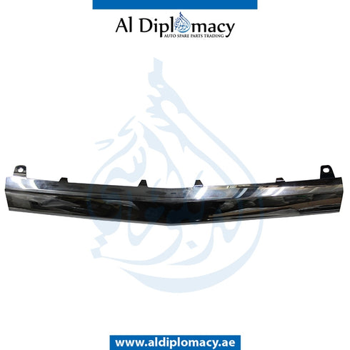 Front BUMPER CHROME Molding, Amg, CENTER for Mercedes-Benz C Class W205 (2015-2021) models, Part Number T-2058851574