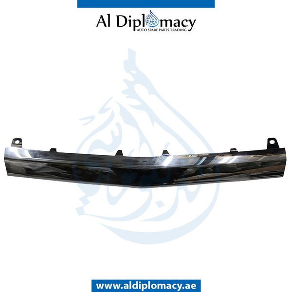 Front BUMPER CHROME Molding, Amg, CENTER for Mercedes-Benz C Class W205 (2015-2021) models, Part Number T-2058851574