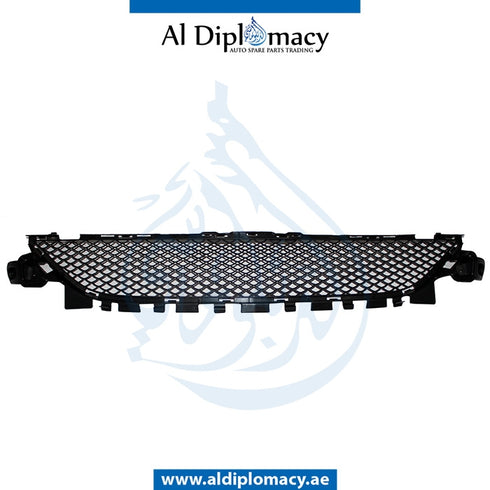 Front Lower BUMPER Grille, Black, Amg, CENTER for Mercedes-Benz C Class W205 (2015-2021) models, Part Number T-2058852123