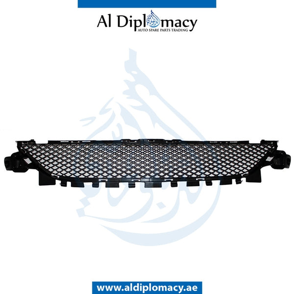 Front Lower BUMPER Grille, Black, Amg, CENTER for Mercedes-Benz C Class W205 (2015-2021) models, Part Number T-2058852123