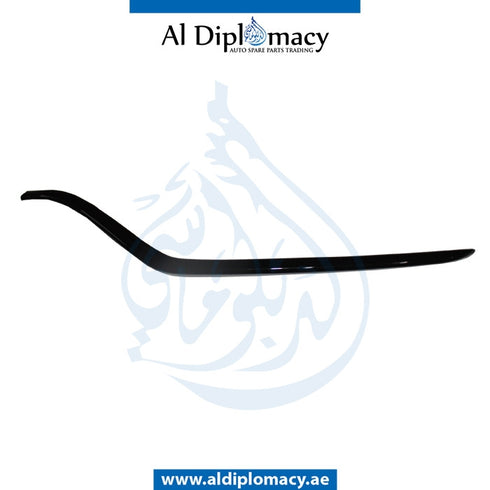 Front Left Lower BUMPER Molding, NIGHT Style, AMG 63 for Mercedes-Benz C Class W205 (2015-2021) models, Part Number T-2058852274