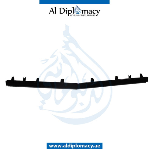 Front Lower BUMPER Molding, NIGHT Style, AMG 63, CENTER for Mercedes-Benz C Class W205 (2015-2021) models, Part Number T-2058852474