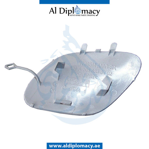 Front BUMPER TOWING HOOK Cover, AMG for Mercedes-Benz C Class W205 (2015-2021) models