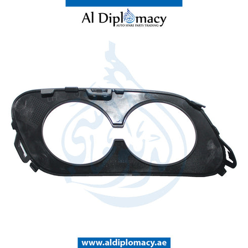 Left EXHAUST TAILPIPE TIP TRIM Plate, AMG for Mercedes-Benz C Class W205 (2015-2021) models