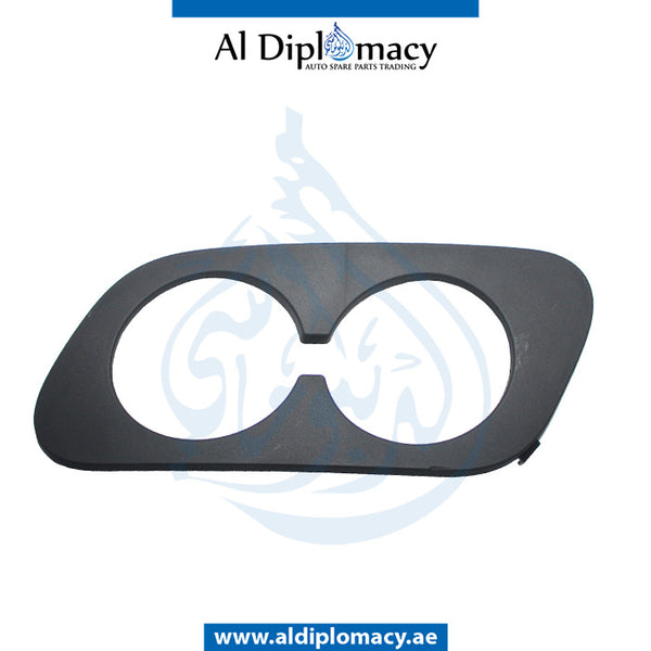 Left EXHAUST TAILPIPE TIP TRIM Plate, AMG for Mercedes-Benz C Class W205 (2015-2021) models, Part Number T-2058857504