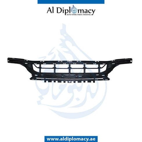 Front Lower BUMPER Grille, Center, BLACK for Mercedes-Benz C Class W205 (2015-2021) models, Part Number T-2058857904