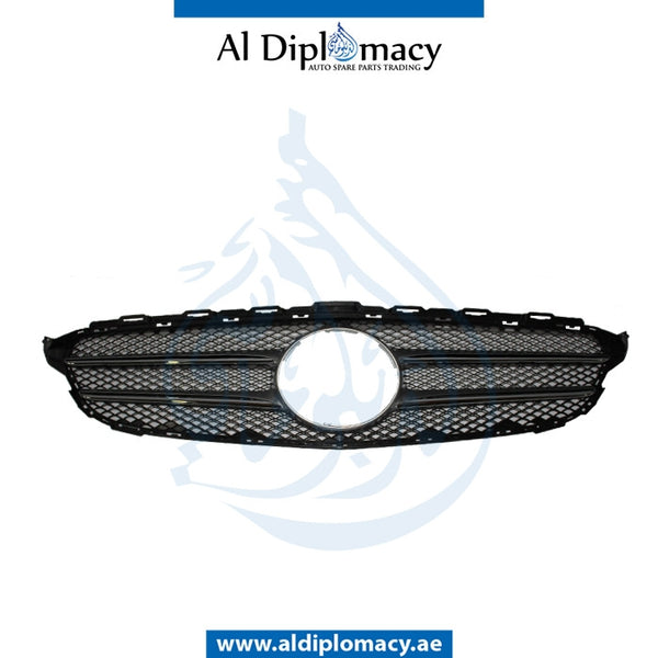 SHOW Grille, Black, AMG for Mercedes-Benz C Class W205 (2015-2021) models, Part Number T-2058880023-CN