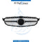 SHOW Grille, WITHOUT Logo, DIAMOND Style, SILVER for Mercedes-Benz C Class W205 (2015-2021) models, Part Number T-2058881260-SL