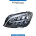 Left Headlight, UPGRADE TO 2019 Look, LED for Mercedes-Benz C Class W205 (2015-2021) models