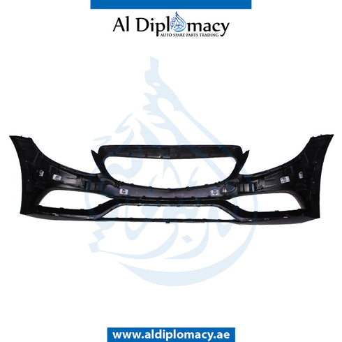 Front Bumper, WITH SENSOR Hole, AMG 63 for Mercedes-Benz C Class W205 (2015-2021) models