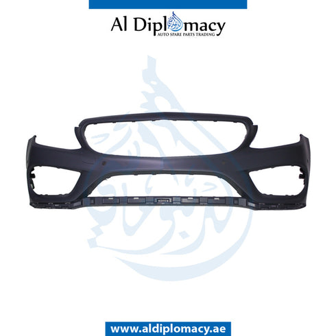 Front Bumper, WITH SENSOR Hole, AMG for Mercedes-Benz C Class W205 (2015-2021) models