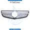 SHOW Grille, DIAMOND Style, SILVER for Mercedes-Benz C Class W205 (2015-2021) models, Part Number T-205GRILL(DIAMOND)-SL