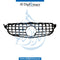 SHOW Grille, GTR Style, BLACK for Mercedes-Benz C Class W205 (2015-2021) models, Part Number T-205GRILL(GTR STYLE)-BK