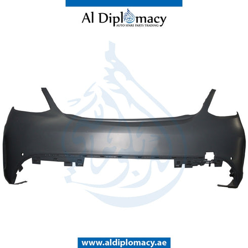 Rear Bumper, WITH SENSOR Hole, AMG SPORT for Mercedes-Benz C Class W205 (2015-2021) models, Part Number T-205RB(AMG)+S