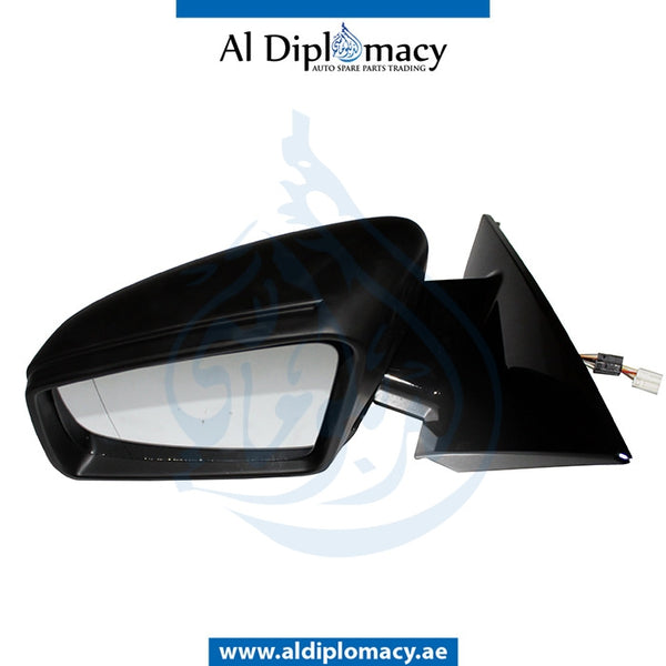 Left Mirror, WITH Glass, Cover, AND LAMP for Mercedes-Benz E-Class Coupe W207 (2009-2017) models, Part Number T-2078101176-C