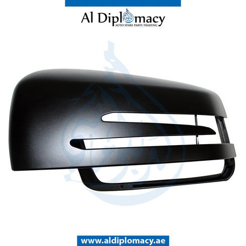 Left Mirror, WITH Glass, Cover, AND Lamp, COMPLETE for Mercedes-Benz E-Class Coupe W207 (2009-2017) models