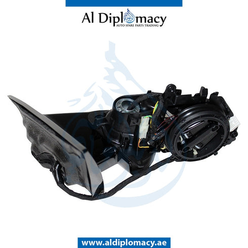 Right Mirror, WITH Glass, Cover, AND Lamp, COMPLETE for Mercedes-Benz E-Class Coupe W207 (2009-2017) models