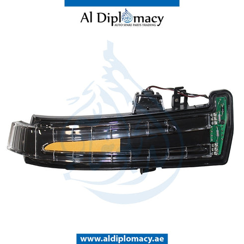 Right Mirror, WITH Glass, Cover, AND Lamp, COMPLETE for Mercedes-Benz E-Class Coupe W207 (2009-2017) models