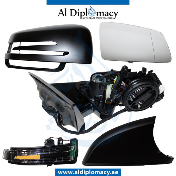 Right Mirror, COMPLETE for Mercedes-Benz E-Class Coupe W207 (2009-2017) models, Part Number T-2078101876-CO
