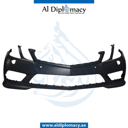 Front Bumper, WITH SENSOR AND WIPER Hole, EMPTY for Mercedes-Benz E-Class Coupe W207 (2009-2017) models, Part Number T-2078800447