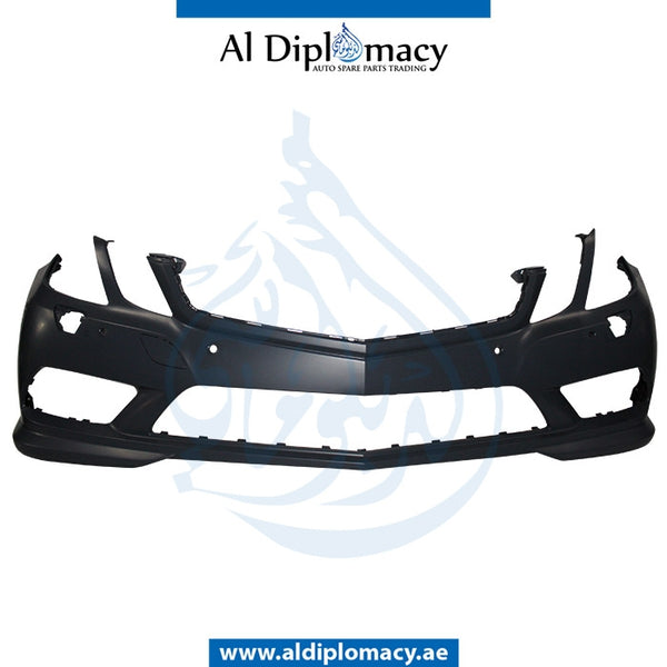 Front Bumper, WITH SENSOR AND WIPER Hole, EMPTY for Mercedes-Benz E-Class Coupe W207 (2009-2017) models, Part Number T-2078800447